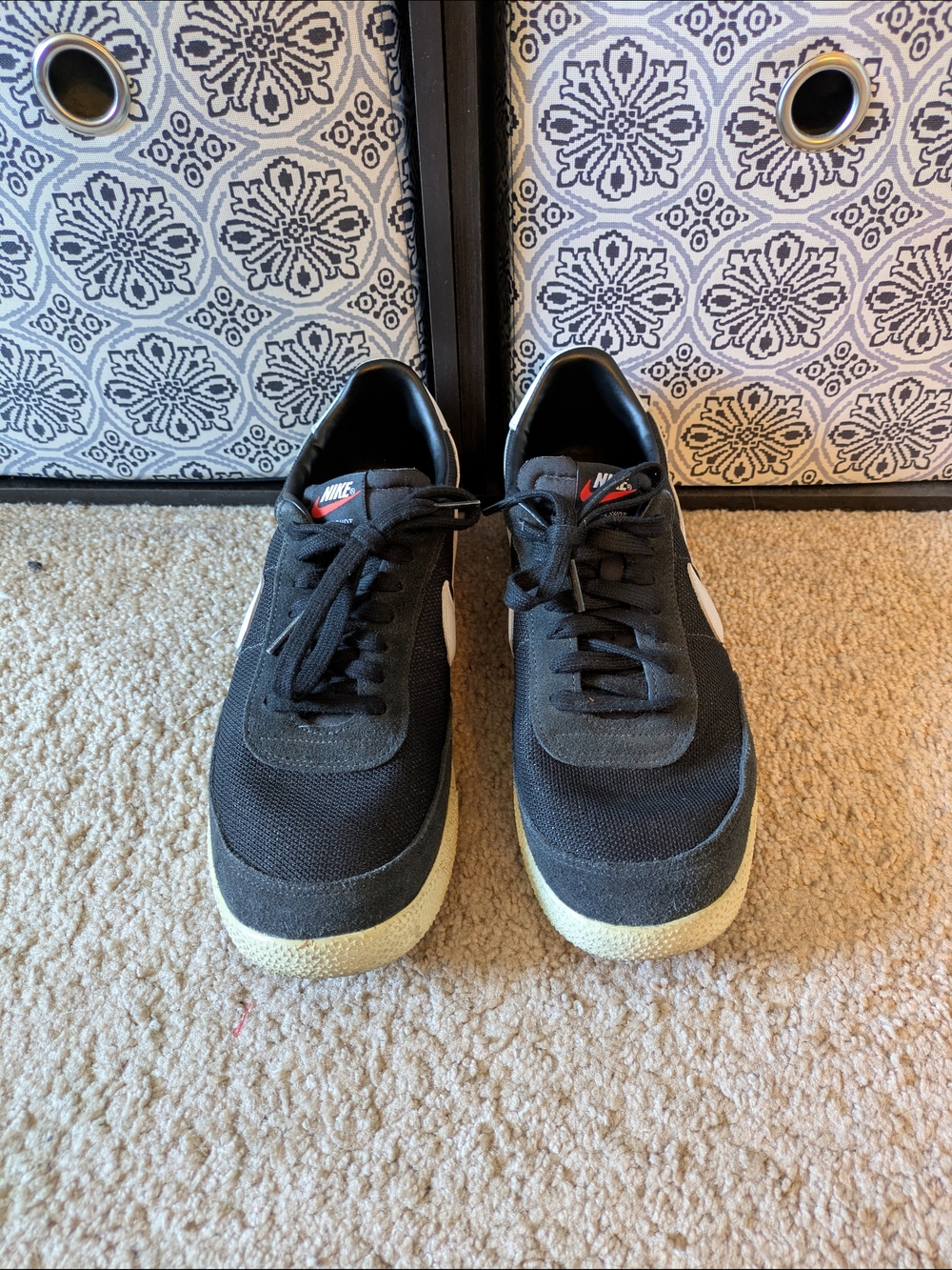 Nike Men's Black Low-Top Casual Sneakers
